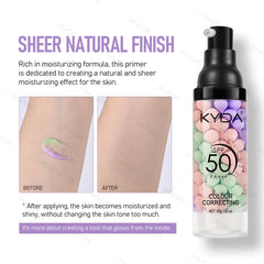 KYDA primer SPF 50 PA+++ offers broad-spectrum sun protection for daily wear.