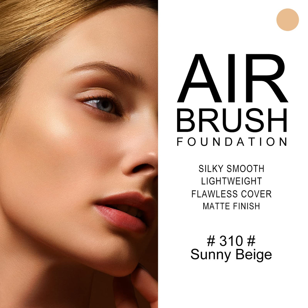KYDA Instant brightening effect shown with nude makeup look.