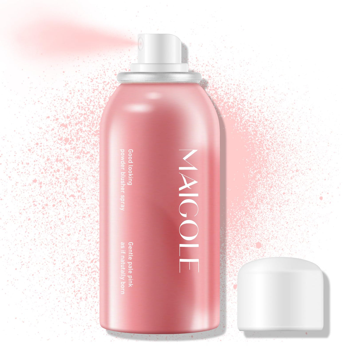 KYDA Liquid Blush Spray natural pink bottle showing dewy finish