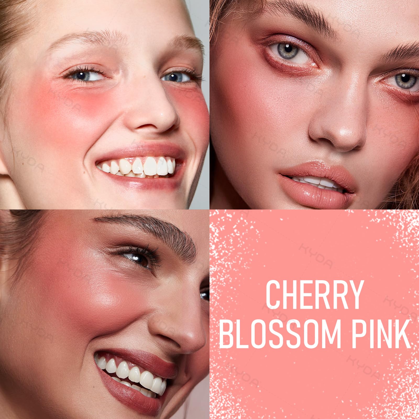 KYDA Liquid Blush Spray Vitamin E moisturizing formula on skin