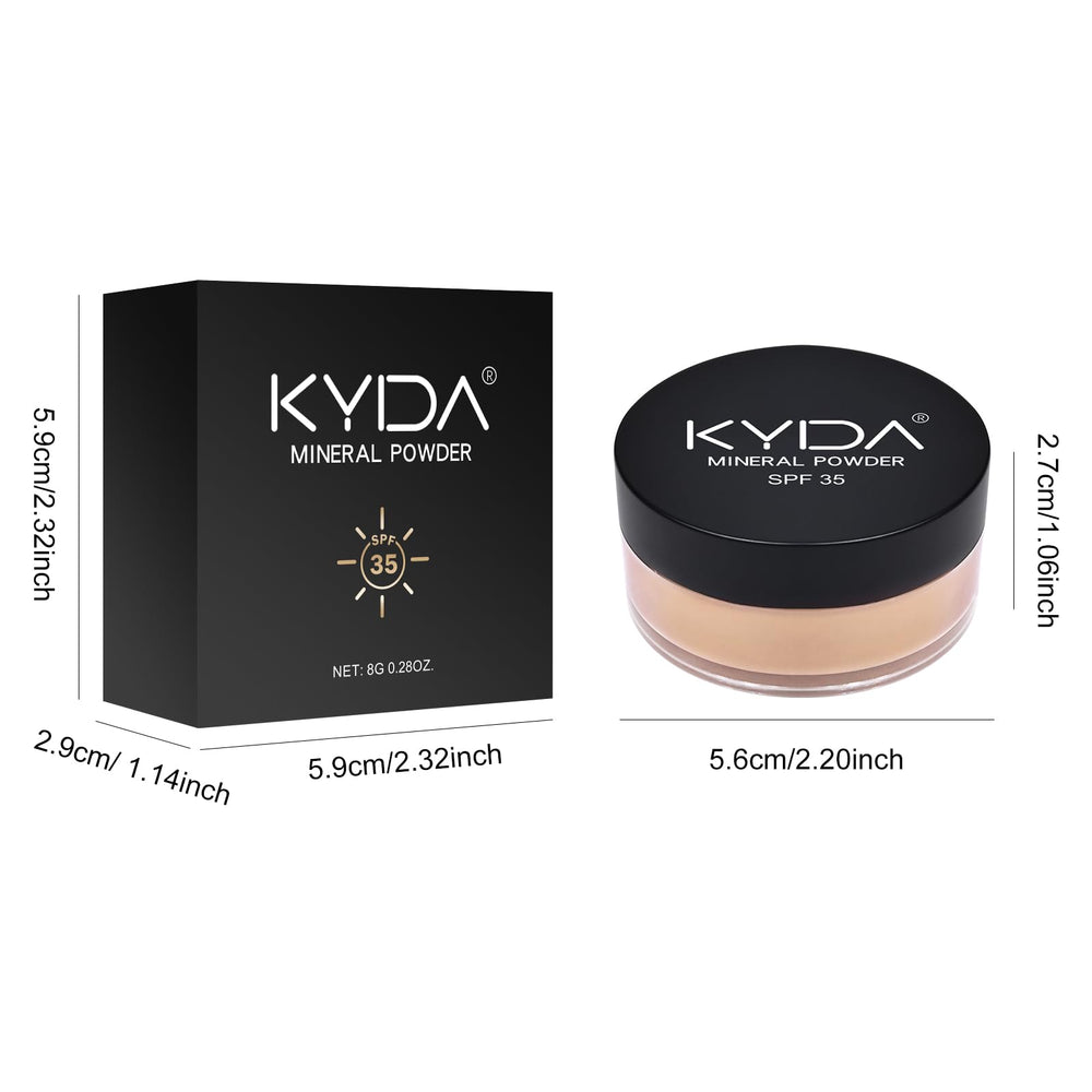 KYDA cap and brush enable easy touch-ups and continued coverage