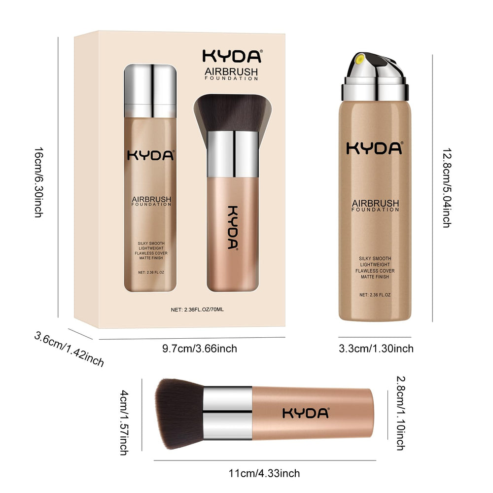 KYDA portrait with natural lighting shows nude makeup result on real skin