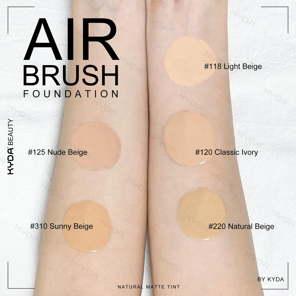 KYDA Soft mist matte finish for natural daily coverage.