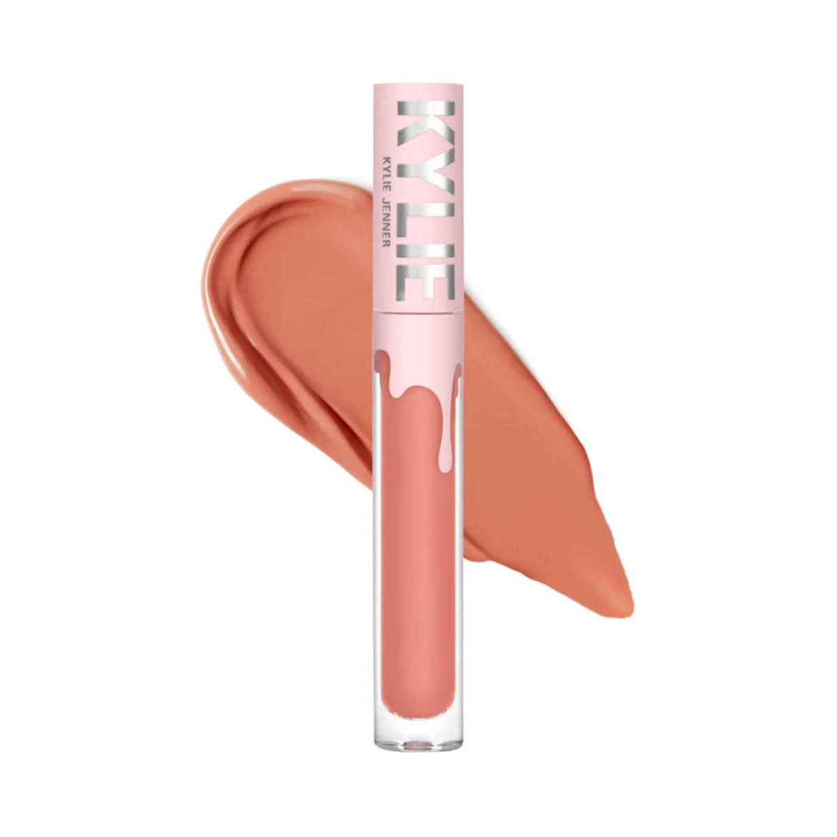 Kylie Cosmetics matte lipstick tube in 820 with smooth, comfortable wear.