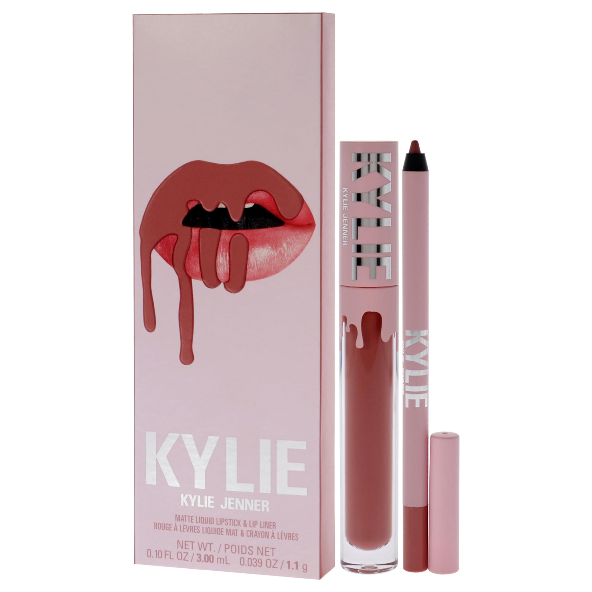 KYLIE Lip Kit packaging with components displayed for easy gifting.