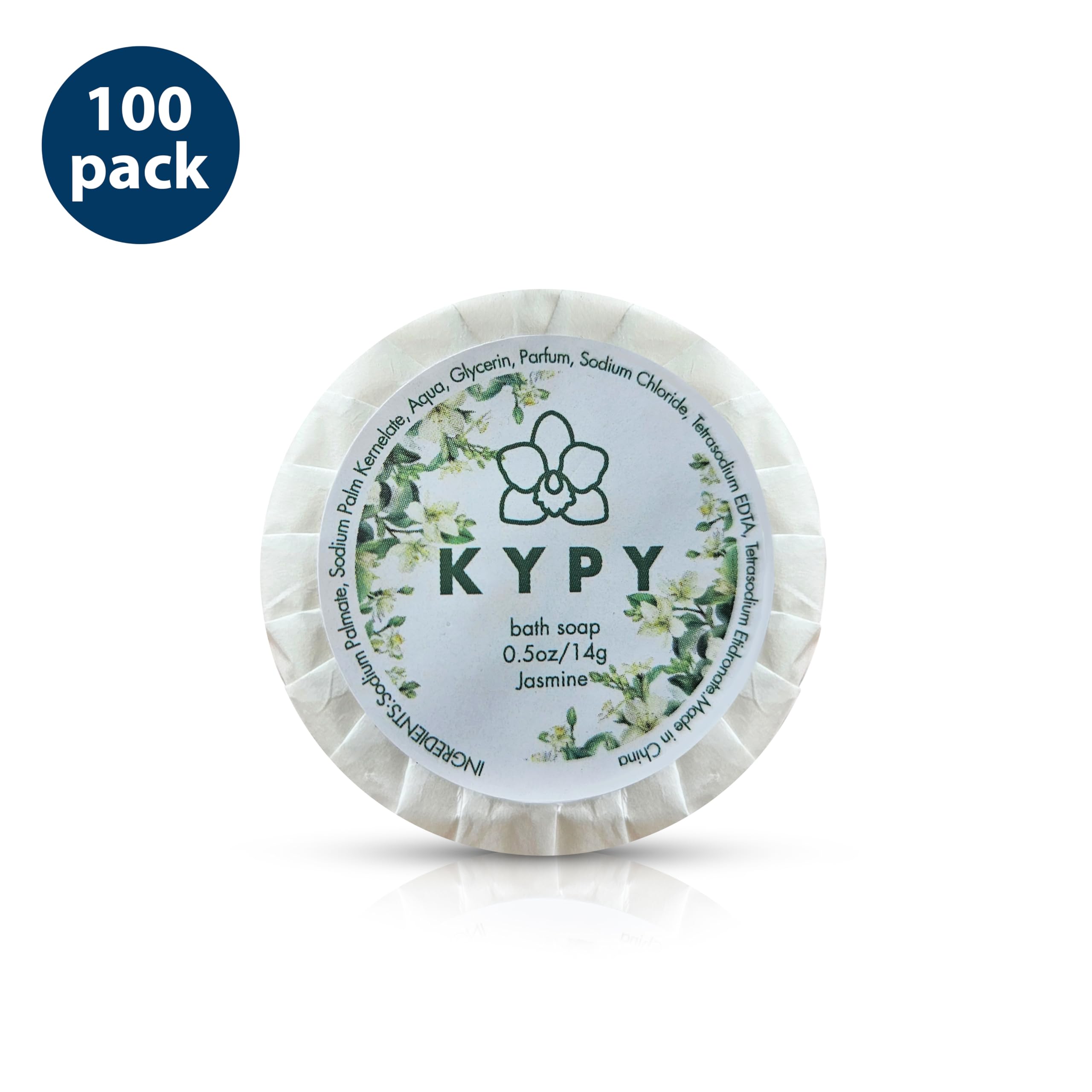 KYPY Jasmine Guest Soap with citrus notes energizes guest mornings.