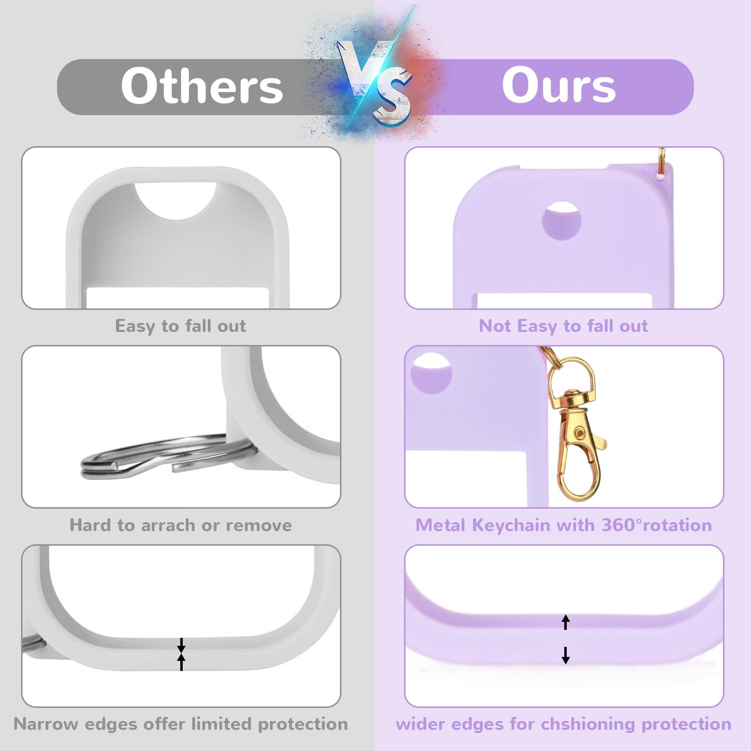 KYRGEU two-pack silicone cases provide secure protection and portability.