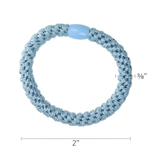 L. Erickson ocean-tone hair ties in breezy colors for playful styles
