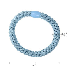 L. Erickson ocean-tone hair ties in breezy colors for playful styles