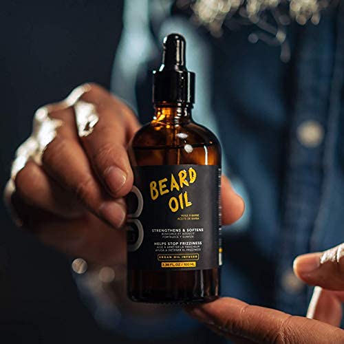 L3 Level 3 Beard Oil packaging box showing premium branding.