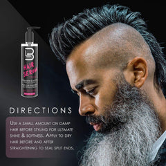 L3 Level 3 Hair Serum delivers shine and softness on damp or dry hair