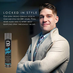 L3 Level 3 Hair Spray texture lift adds body and definition.