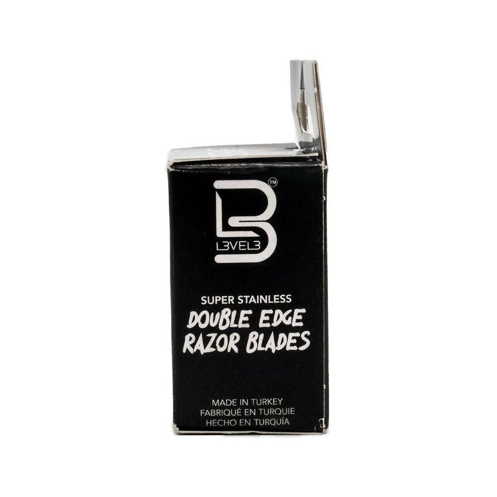 L3 long-lasting blades for versatile use in double-edged razors.