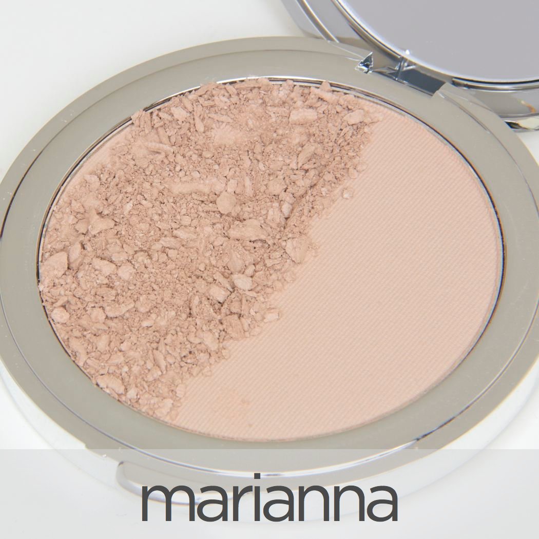 La Bella Donna Marianna 10g foundation swatch blends with many skin tones for natural coverage