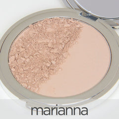 La Bella Donna Marianna 10g foundation swatch blends with many skin tones for natural coverage