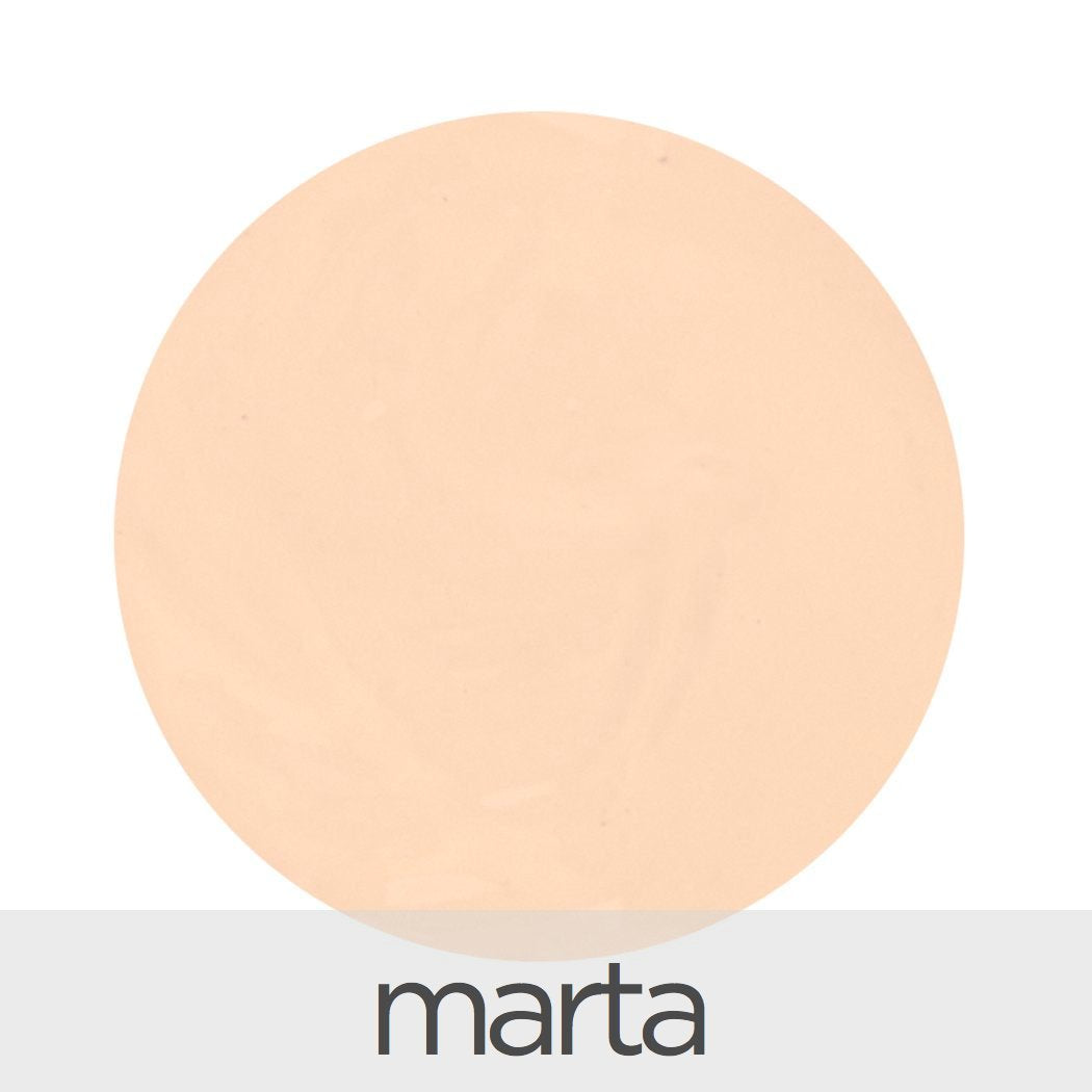 La Bella Donna Marta SPF 15 foundation bottle highlights light, breathable coverage.