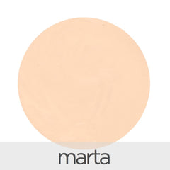 La Bella Donna Marta SPF 15 foundation bottle highlights light, breathable coverage.