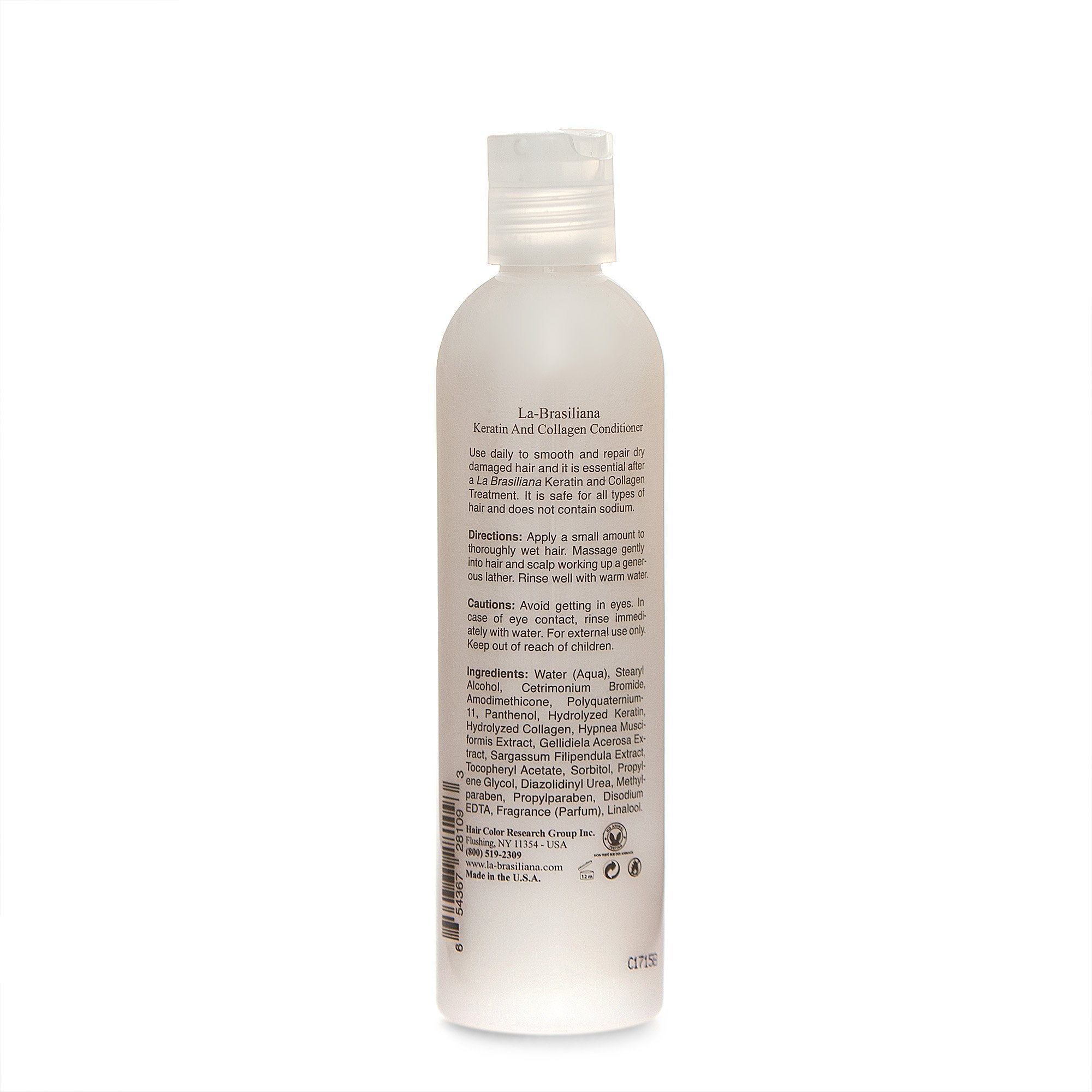 La-Brasiliana Due conditioner being applied to hair for improved manageability and shine.