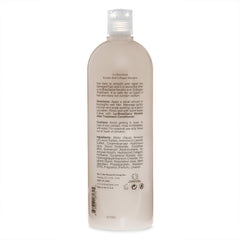 La-Brasiliana Uno Keratin Shampoo label closeup, features keratin and collagen for smoother strands.