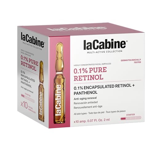 La Cabine Pure Retinol ampoules vanilla scent evokes a soothing, spa-like feel.