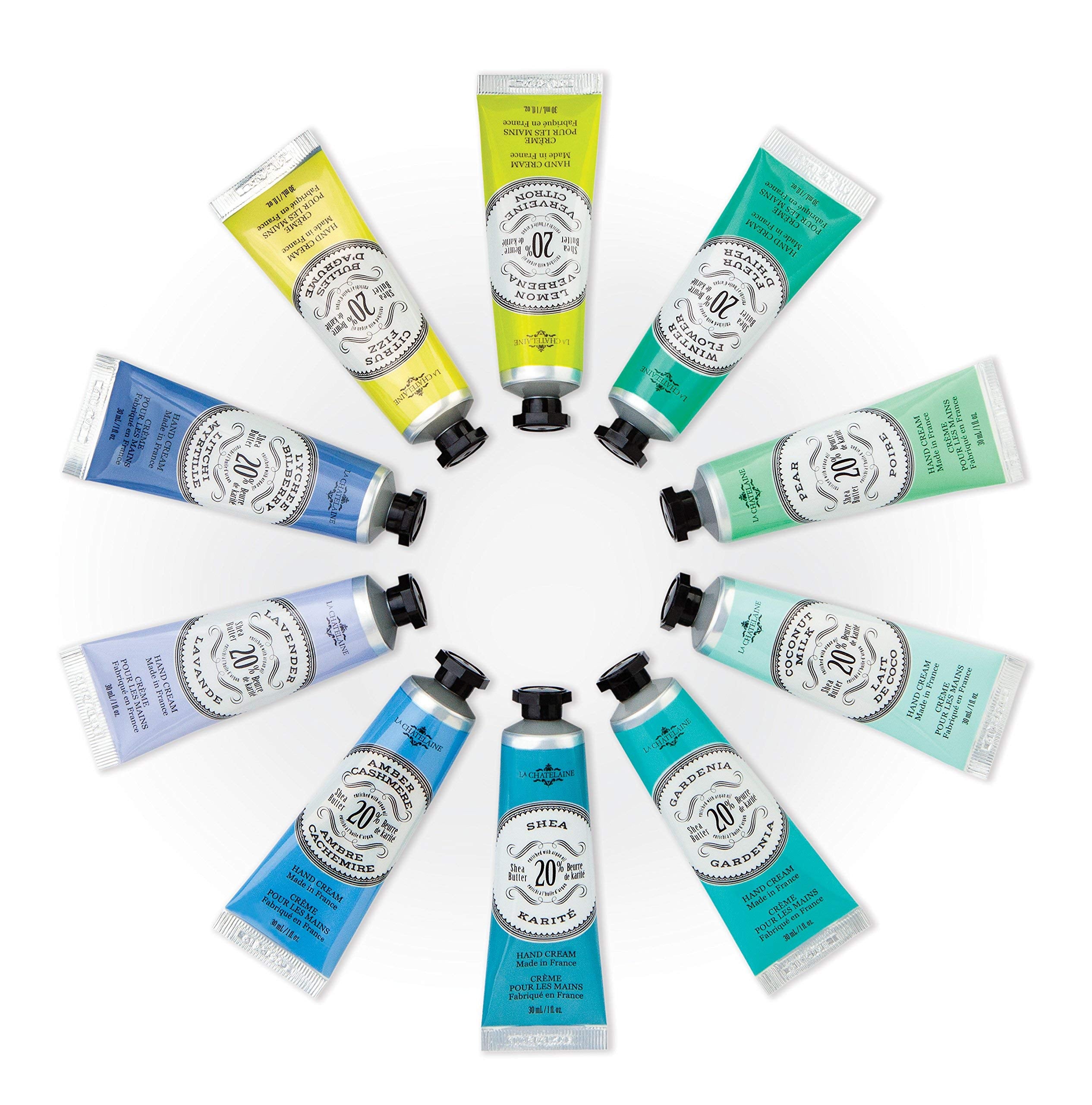 La Chatelaine gardenia packaging on shelf suggests gift-worthy wellness.