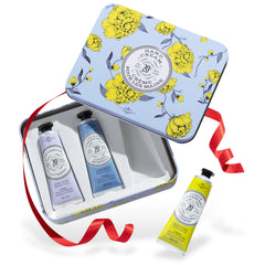 La Chatelaine hand cream trio tin, ideal for gifting and daily hand care.