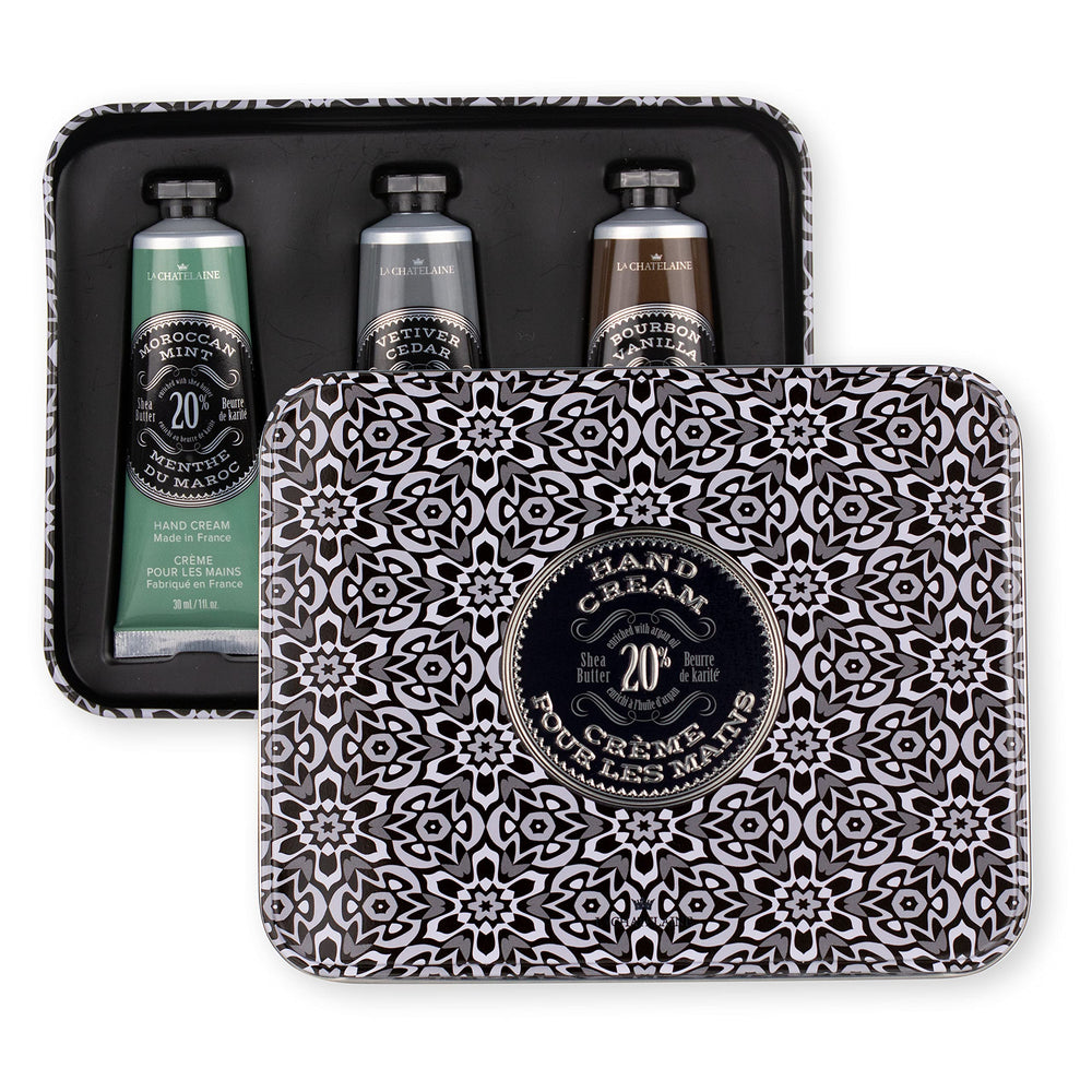 La Chatelaine made in France gift-ready set with travel tins