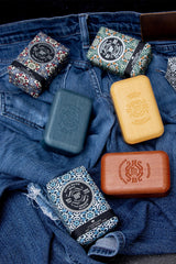 Shea butter and calendula infusion in La Chatelaine soap for skin nourishment.