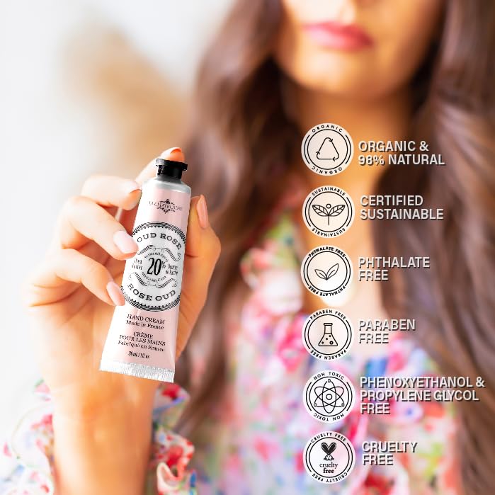 La Chatelaine gift tin open showcasing three nourishing tubes
