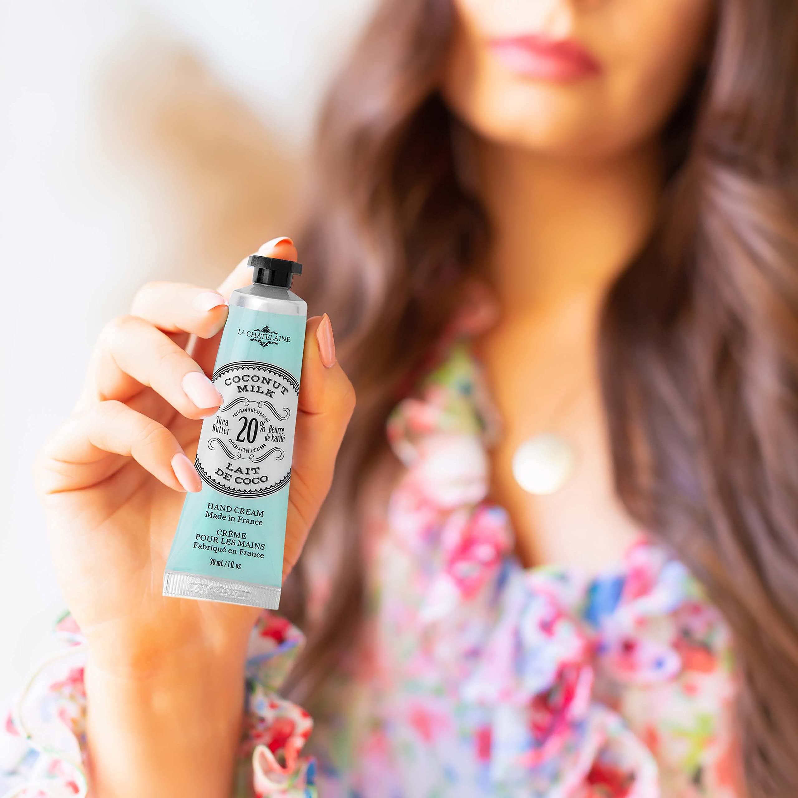 La Chatelaine 1 oz bottle is ideal for travel or desk-side use.
