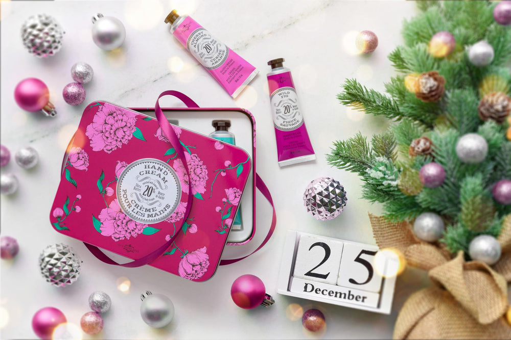 La Chatelaine travel tin compact for on-the-go care.
