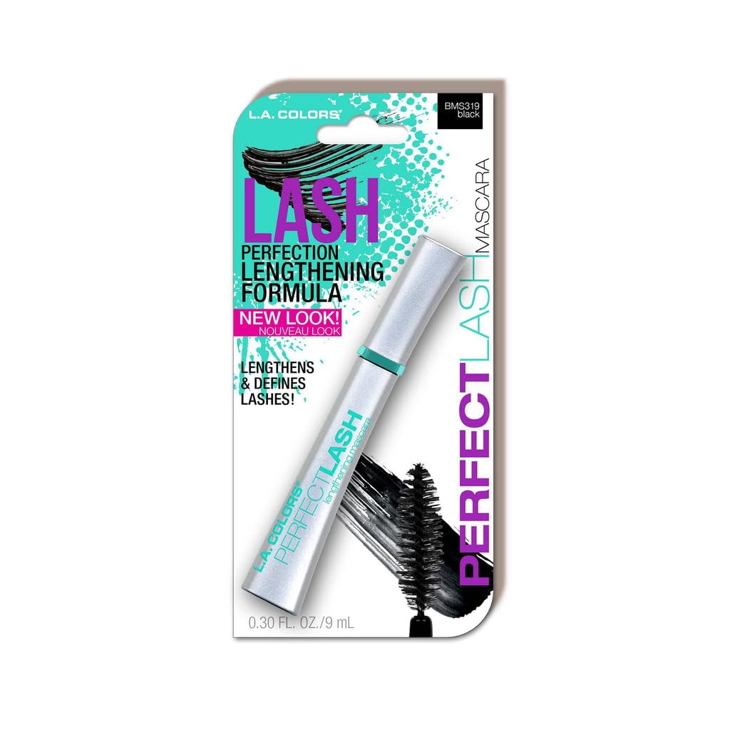 L.A. COLORS Perfect Lash Mascara carded packaging for quick grab and bold look.
