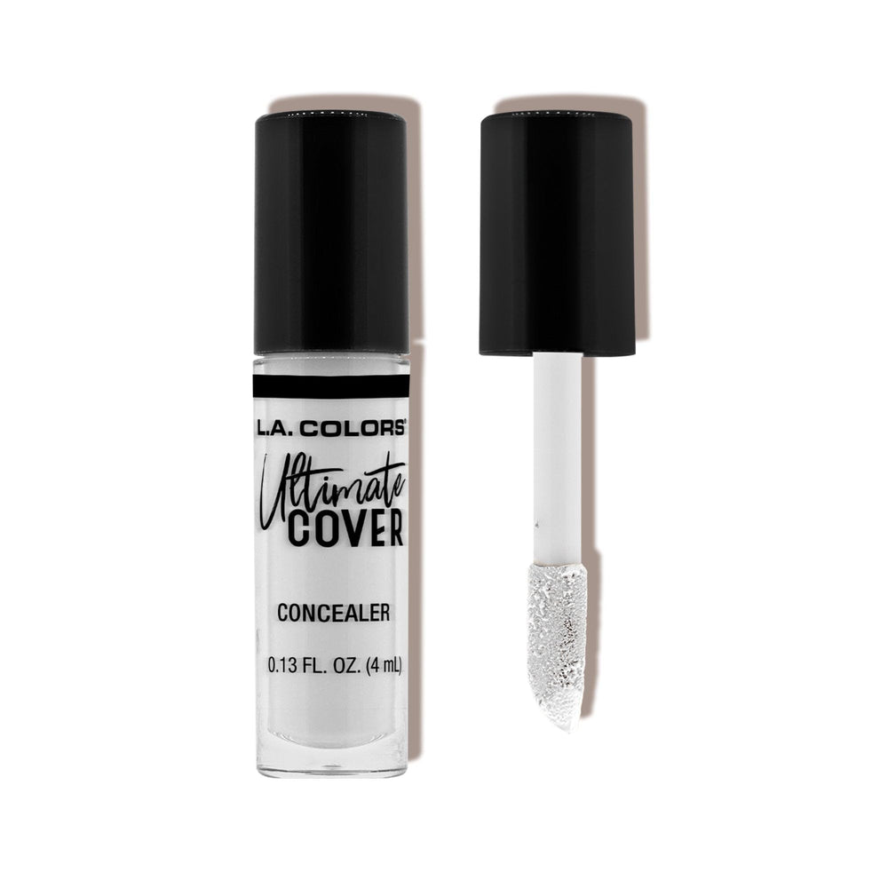 L.A. COLORS Ultimate Cover Concealer bottle shows long-wear, natural finish.