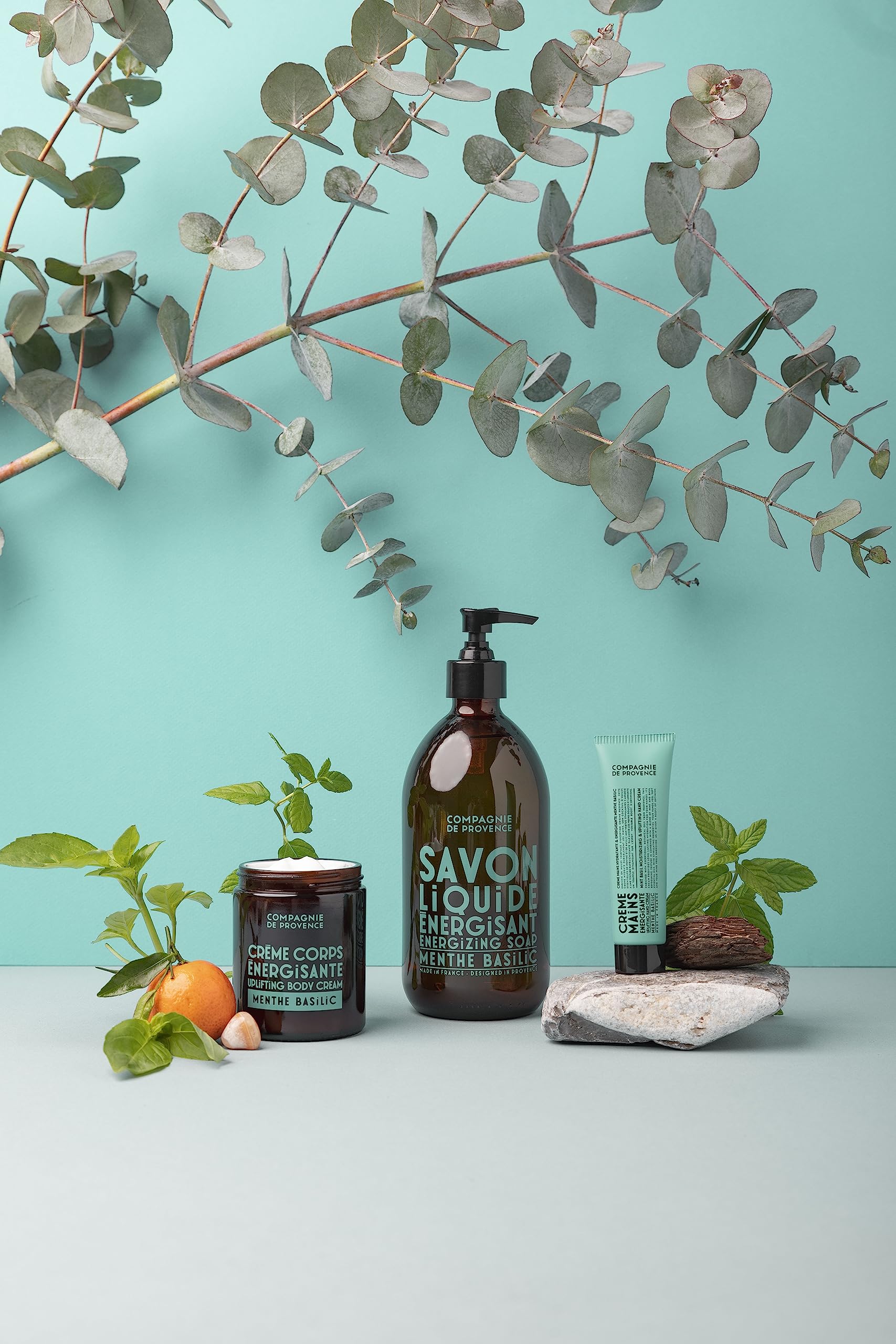 Mint Basil fragrance notes of La Compagnie de Provence Apothicare liquid soap
