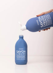 La Compagnie de Provence Extra Pure hand soap bottle showing authentic formula.