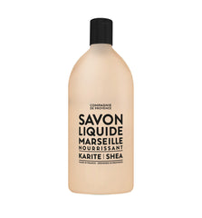 La Compagnie de Provence Shea Butter liquid soap refill bottle for nourishing cleansing.