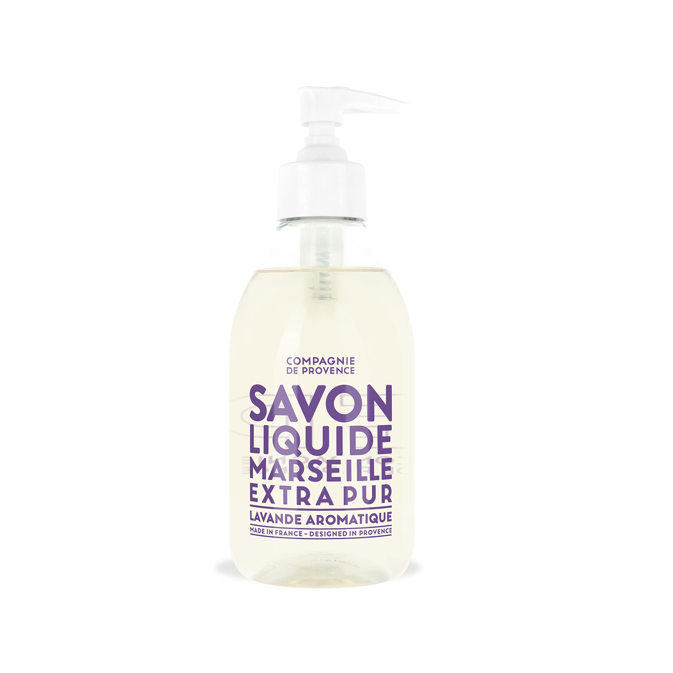 La Compagnie de Provence lavender bottle front view for everyday hand washing