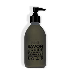 La Compagnie de Provence Nourishing Liquid Soap Cashmere bottle with pump for daily hand washing.