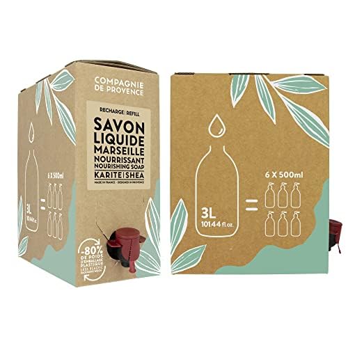La Compagnie de Provence eco refill bottle supports waste reduction and refillability.