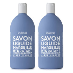 La Compagnie de Provence refill bottle for Velvet Seaweed soap, easy refills and waste reduction.