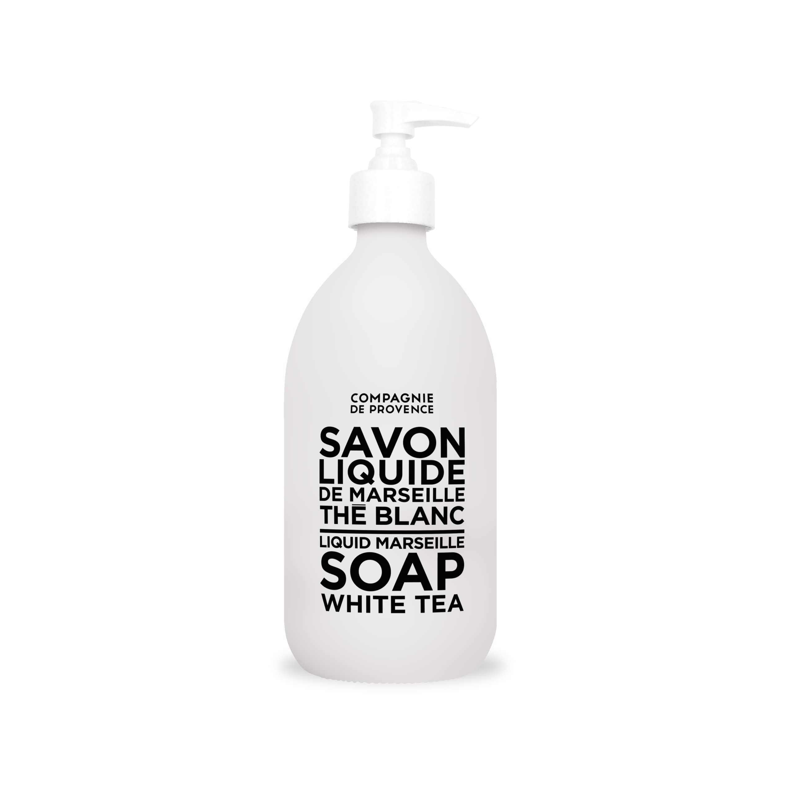 La Compagnie de Provence Savon bottle pump for elegant hand and body washing.