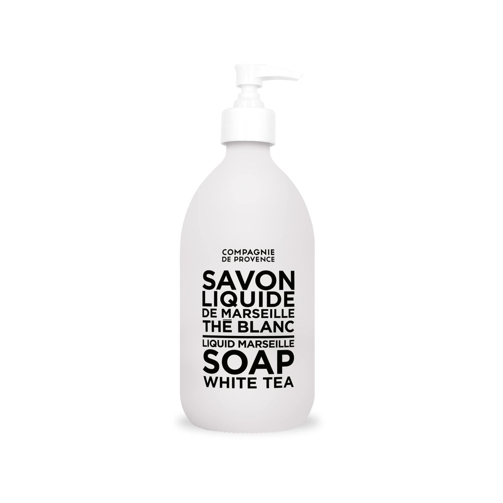 La Compagnie de Provence Savon bottle pump for elegant hand and body washing.