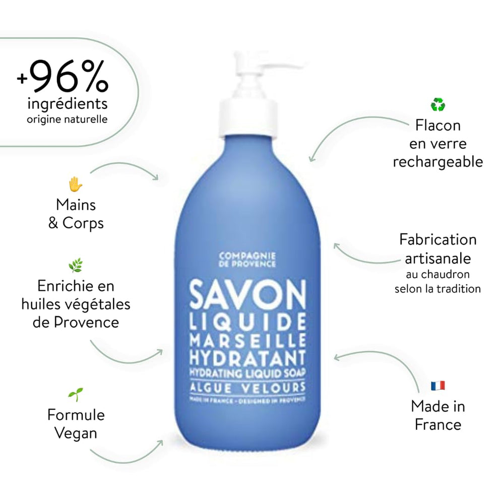 La Compagnie de Provence Savon de Marseille close-up reveals rich foam
