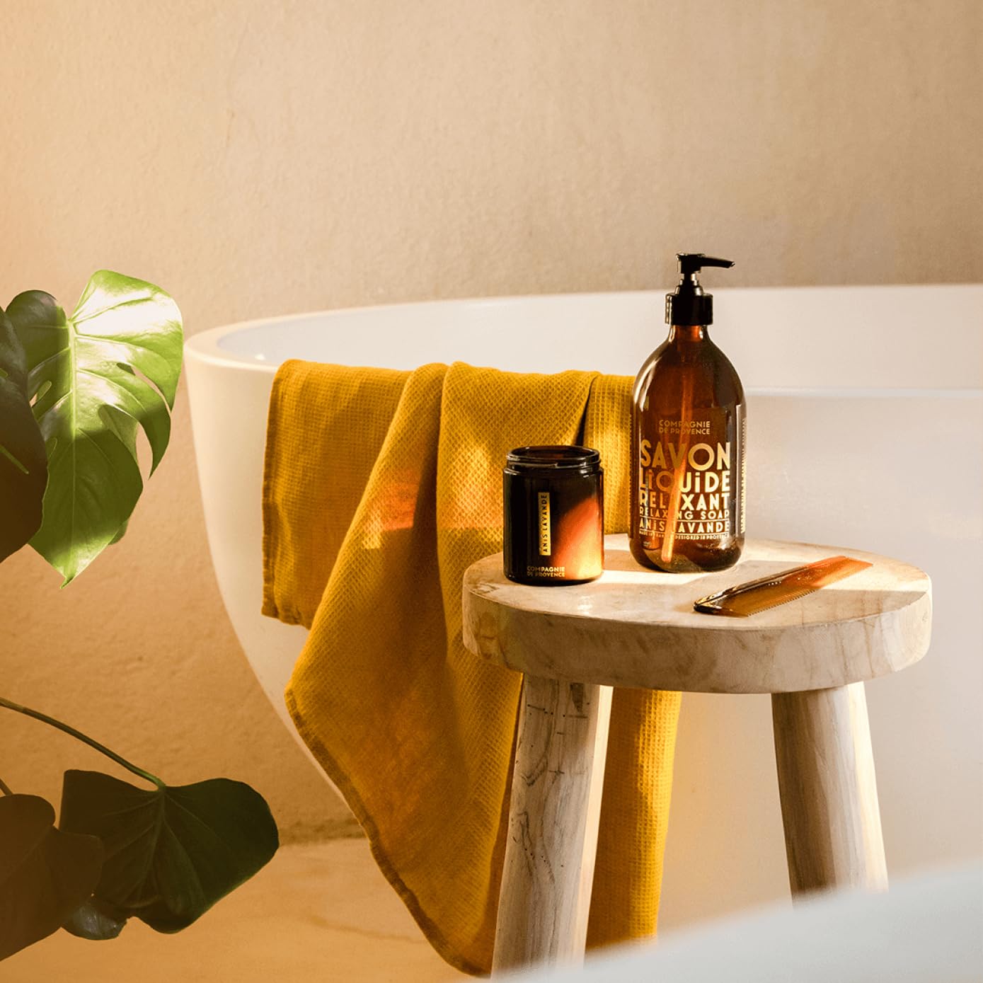 La Compagnie de Provence sulfate-free soap offers a gentle cleansing experience.