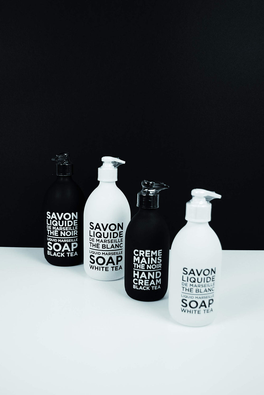 La Compagnie de Provence bottle in a shower setup for everyday cleansing.
