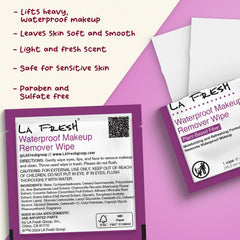 La Fresh 24/7 wipes with vitamin E soften and moisturize the skin