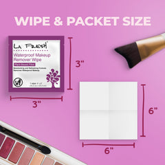 La Fresh 24/7 wipes in a resealable pouch for travel