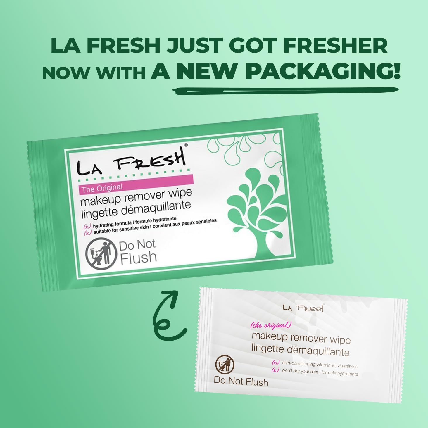 La Fresh makeup remover leaves skin hydrated after cleansing