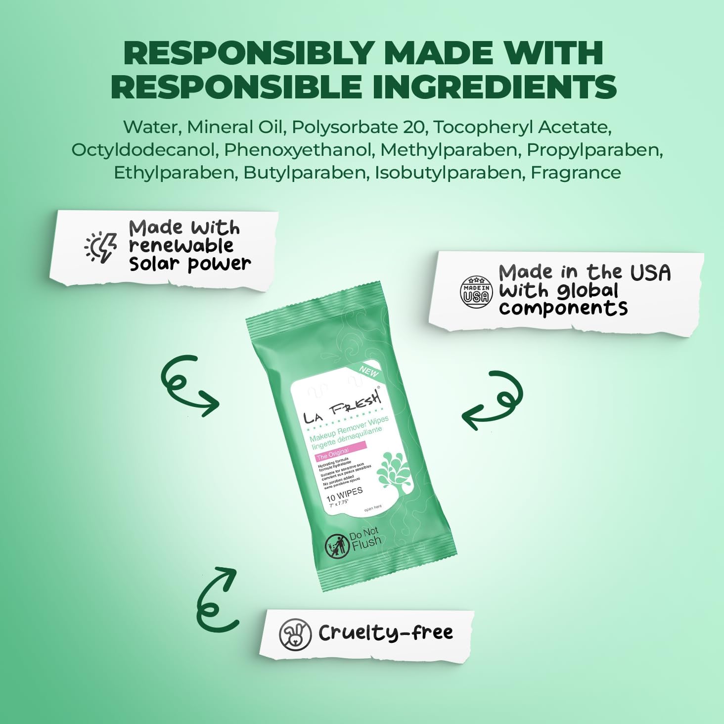 Travel friendly pack shown in a gym bag or purse