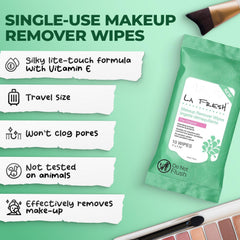 La Fresh wipes TSA friendly pouch keeps skincare spill free on the go